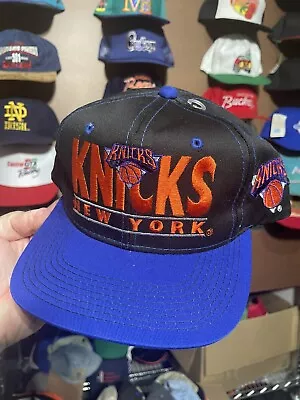 Vintage 90s New York Knicks Snapback Hat Youngan Hat New W/o Tags • $59.95