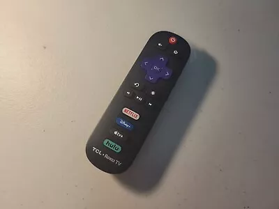 GENUINE OEM TCL Roku TV Remote Control With Netflix Disney+ Apple Hulu USED • $8.50