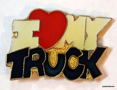  I Love My Truck  Hat Tie Tac Lapel Pin  Ford Dodge Chevy Toyota Monster Truck • $3.45