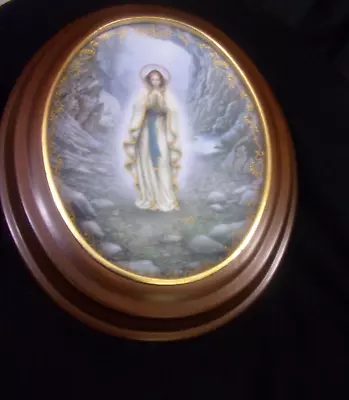  Our Lady Of Lourdes  1st PLATE BY HECTOR GARRIDO IN Visions Of Our Lady FRAMED • $35