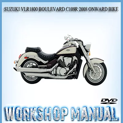 $20.99 • Buy Suzuki Vlr1800 Boulevard C109r 2008 Onward Bike Repair Service Manual In Disc