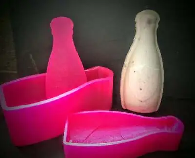 BBHP Exclusive 3d Printed Hand Press Bath Bomb Mold - 2  X 4.5  Champagne Bottle • £17