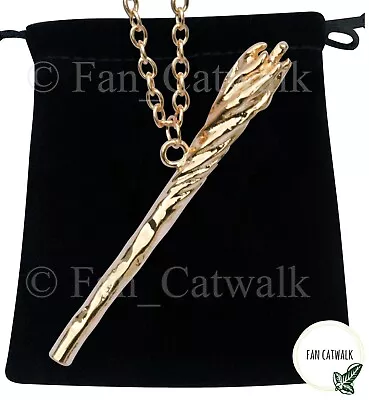 Gandalf Staff Necklace Lord Of The Rings LOTR Wizard Stave Power Weapon Stick • £12.50