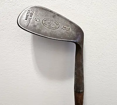 Hickory Wood Shaft Macgregor Master Mashie Niblick Golf Club 6 Iron Right Hand • $95