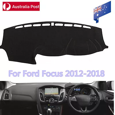 RHD Dashboard Cover Darkmat Anti-slip Dash Mat Suede For Ford Focus 2012-2018 • $29.23