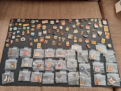 212 - Rare Vintage Olympic & Sponsored Collection Of Pins Badges 1936. L@@K • $844