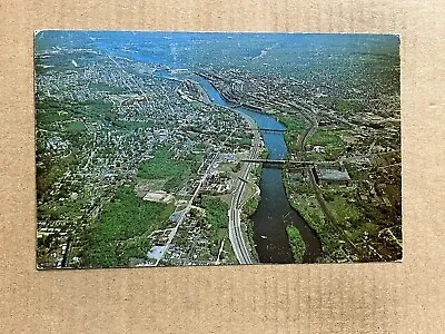 Postcard Manchester NH New Hampshire Aerial View Vintage PC • $4.99