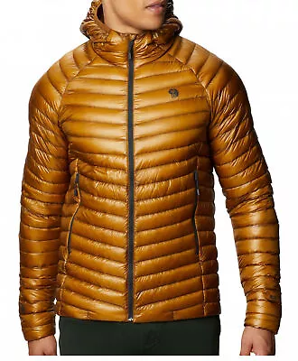 Mens New Mountain Hardwear Ghost Whisperer 2 Down Hoody Jacket 2XL Golden Brown • $224