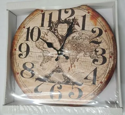 £14.99 • Buy Bnib Old World Clock 34cm Wall Clock