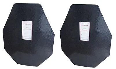 Tactical Scorpion Level III AR500 Body Armor Plates Pair 11x14 Modified Curved • $89.95