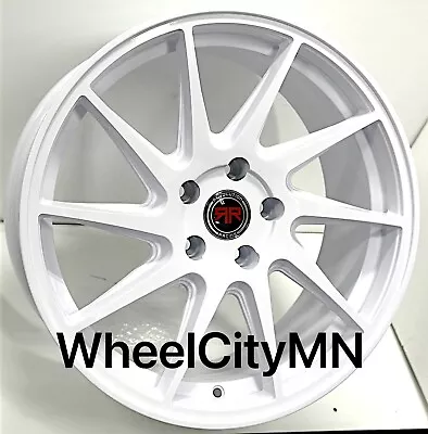 18  White Rev Racing R31 Wheels Fits Ford Edge Escape Mustang Flex Fusion 5x4.5 • $869.99