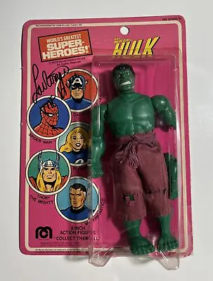 1979 Marvel Mego 8  The Incredible Hulk SIGNED BY LOU FERRIGNO • $120