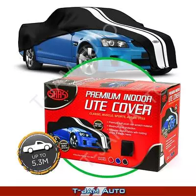 SAAS Show Ute Cover Large Black 5.3m For Holden VE SS SV6 SSV  Ute • $158.95