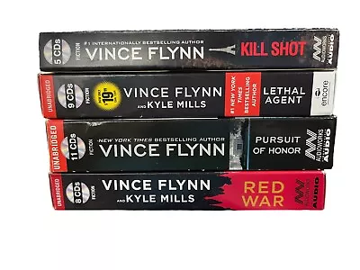 Vince Flynn Lot Of 4 Audiobooks See Description • $14.95