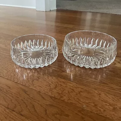 2 Vinta Gorham Crystal Serving Bowl Althea Vertical Cuts  Diameter West Germany • $78