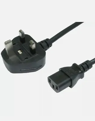 10 X Kettle Lead Power Cable 3 Pin UK Plug PC Monitor C13 Cord 1.7m. IEC • £24.99