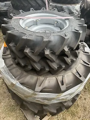 £1600 • Buy New Set Of TYM T603 Compact Tractor Agricultural Wheels And Tyres JCB Or Iseki