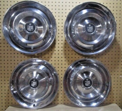 $78.95 • Buy *SET Vintage 1960 Mercury Colony Park 14  Wheel Cover Hubcaps Nice Used
