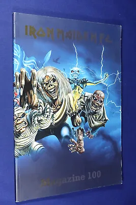 IRON MAIDEN FC MAGAZINE 100 John McMurtie OFFICIAL FANCLUB MAG BOOK • $35