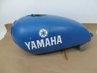 Vintage Yamaha Fuel Gas Tank Blue Motorcycle • $63.74