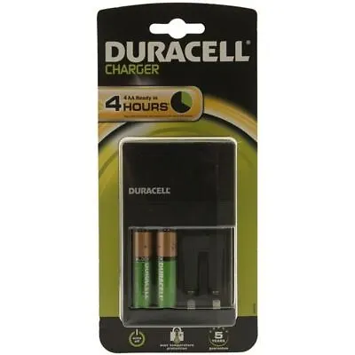 Duracell Plug-in Battery Charger With 2x AA Batteries • £25.99
