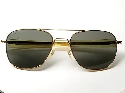 Command 23k GF Gold Aviator Pilot Vintage Sunglasses USA  • $152.47