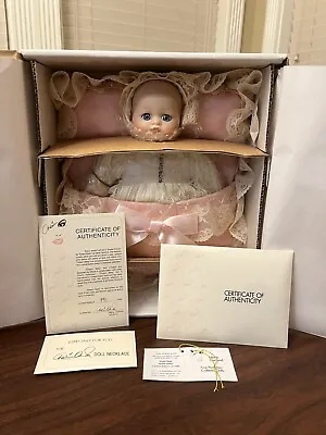 Marie Osmond “Dream Baby” Sweet Dreams Porcelain Doll Accessories & Box 1997 • $45.99