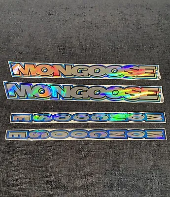 NOS Old School Bmx Mongoose Frame & Fork Decal/Sticker Set • $11.95