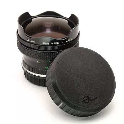 Snap-out Lens Cap Lens Cap For Canon Fish-eye Lens FD 15mm 1:2.8 Ø 73mm • £15.54