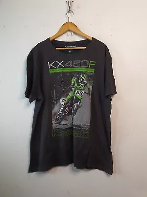 Kawasaki Shirt Mens Size 3xl Xxl Kx450f Dirt Bike Racing Motorbike 90s Y2k 2000s • £20.67