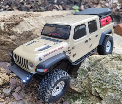 $7.99 • Buy Axial SCX24 Jeep Gladiator Rock Sliders 1/24 Scale JT Black Galaxy