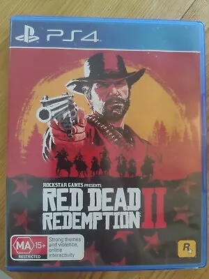 Red Dead Redemption 2 PlayStation 4 PS4 Original Case With Map Included. • $32