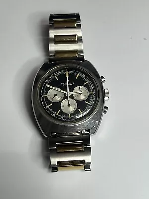 Breitling 1873 Men’s Vintage Chronograph Geneve With Speidel Band • $1200