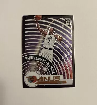 2020-21 Panini Donruss Optic Kawhi Leonard T-Minus 3…2…1 Insert NBA Card #3 • $0.99