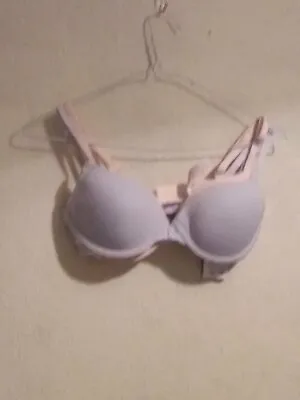 F&F  2 Underwired Padded Bra Size 32B Pink&blue For Teens & Adult Grab It Now • £6.50