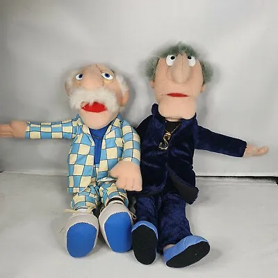 RARE Sababa The Muppets - Waldorf & Statler - Soft Plush Toy Doll Set Jim Henson • £118.99