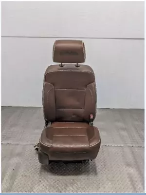 14 Chevy Silverado 1500 High Country Seat Front Passenger Brown Leather Crew Cab • $250