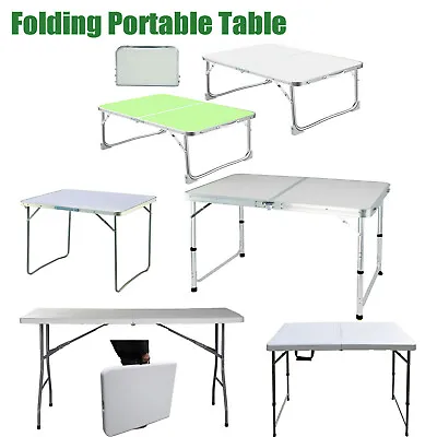 £15.66 • Buy Heavy Duty Indoor Outdoor Portable Folding Picnic Party Dining Camping Table