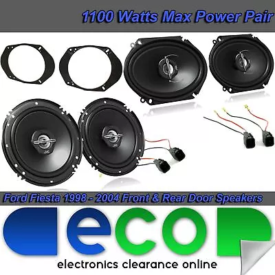 Ford Focus MK1 JVC 1100 Watts 2 Way Front & Rear Door Car Speakers Upgrade Kit • £79.99