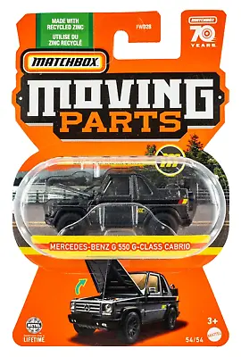 2023 Matchbox Moving Parts #54 Mercedes-Benz G550 G-Class Cabrio BLACK | FSC • $49.99