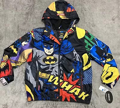 Members Only Batman Animated Windbreaker Jacket Robin Two Face XL • $39