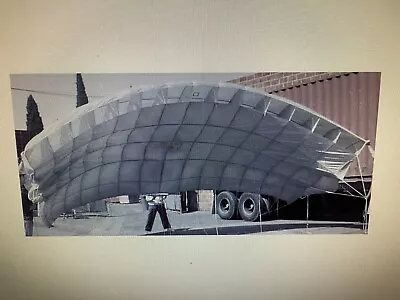 French Military Parafoil Parachute 12X 30Photo ShootCar/Boat CoverCanopy/Deco. • $99