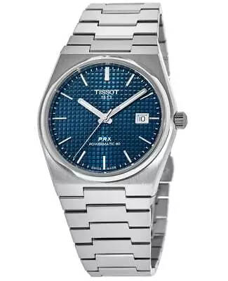 New Tissot PRX Powermatic 80 Blue Dial Steel Men's Watch T137.407.11.041.00 • $509