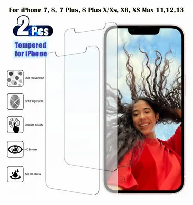 $4.99 • Buy 2x For Apple IPhone 13 12 11 Pro XS Max XR Plastic TPU / Glass Screen Protector 
