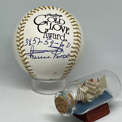 Minnie Minoso Signed Rawlings Gold Glove Logo Baseball JSA COA HOF Auto A2661 • $249