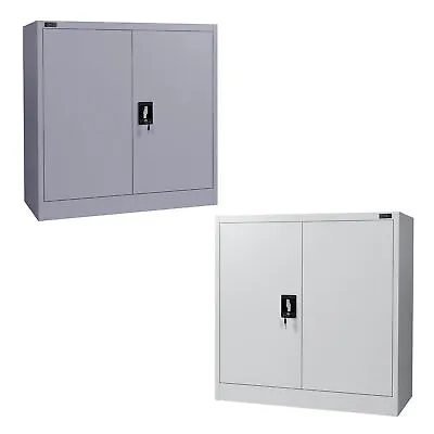 Makika Filing Cabinet Office Metal Storage Home Storage Cupboard Lockable • £114.39