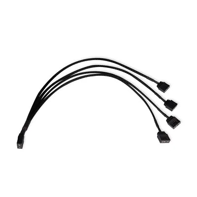 Alphacool Y-Splitter ARGB 3-pin To 4x 3-pin Cable 30cm • $15.60