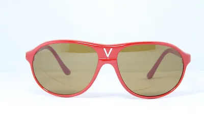 Vintage Vuarnet 085 Red Sunglasses PX2000 Brown Mineral Lens • $111.20