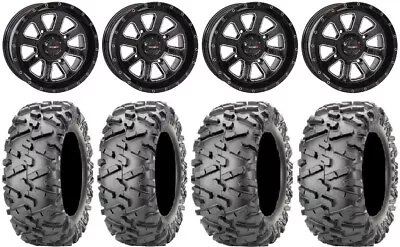 System 3 ST-4 Black 14  Wheels 26  BigHorn 2.0 Tires Sportsman RZR Ranger • $1210.90