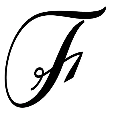 F Monogram Script Initial Letter Vinyl Decal Sticker For Home Cup Car Wall A1184 • $2.99